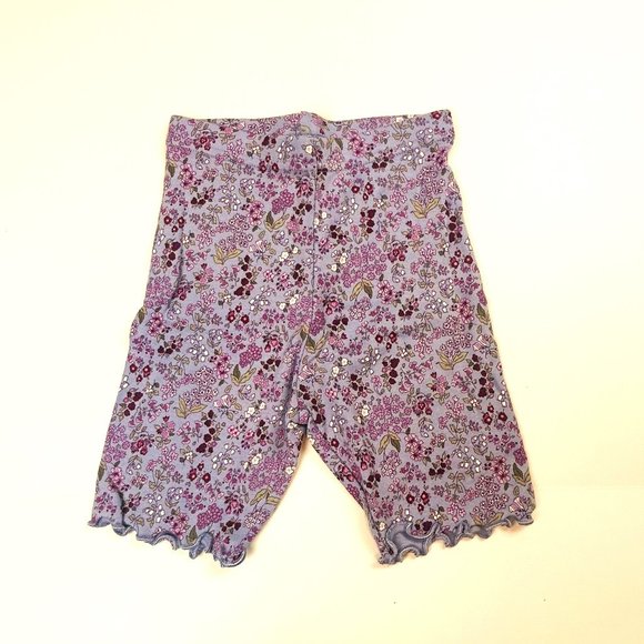 NWT Gymboree Girl Floral Print Bike Short & V-Neck A-Top Size 3 - Picture 2 of 5